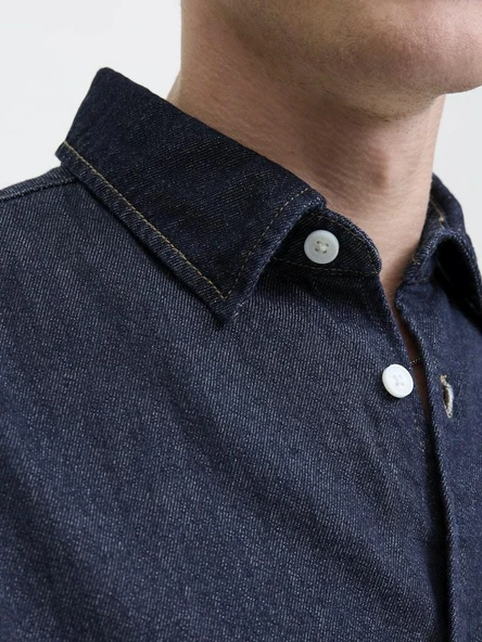 Jack Jones Norrebro Denim Loose Fit Erkek Jean Gömlek 12282775 - 7