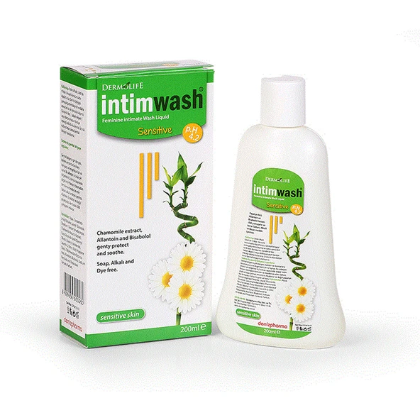 Dermolife Intim Wash Likit 200 ml ürün görseli