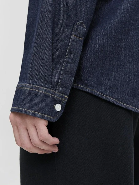 Jack Jones Norrebro Denim Loose Fit Erkek Jean Gömlek 12282775 - 8