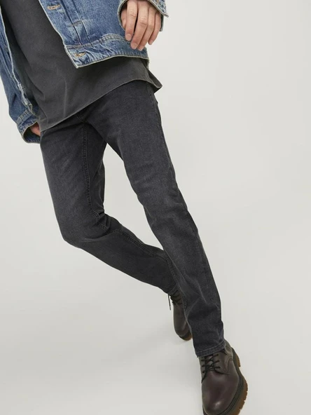 Jack Jones Mıke Tapered Fit Erkek Jean Pantolon 12246915 - Resim 7