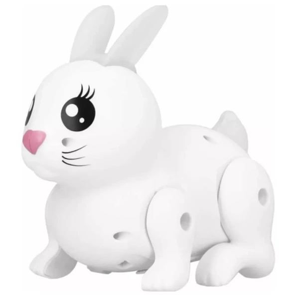 Pilli Tavşan Figür - Sesli Hareketli - 99777-1 - Beyaz - 3