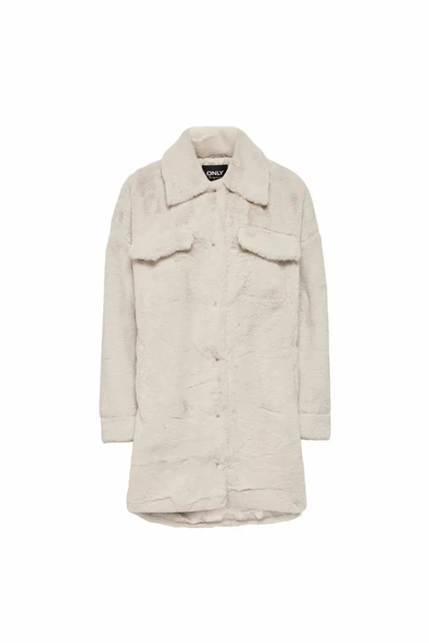 Only Vıda Fur Kadın Uzun Ceket 15260048 ürün görseli 1