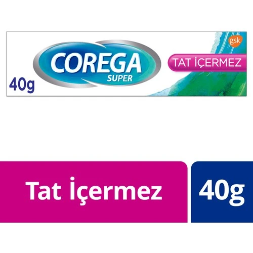 Corega Super Diş Protezi Yapıştırıcı Tat İçermez Krem 40 gr - Resim 4