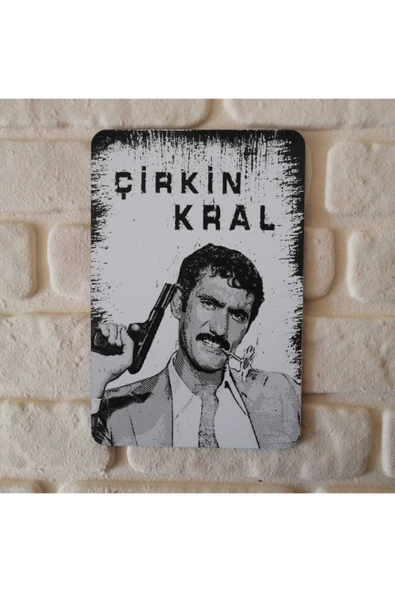 Retro Ahşap Tablo 20 X 30 (yılmaz Güney 09) - 1