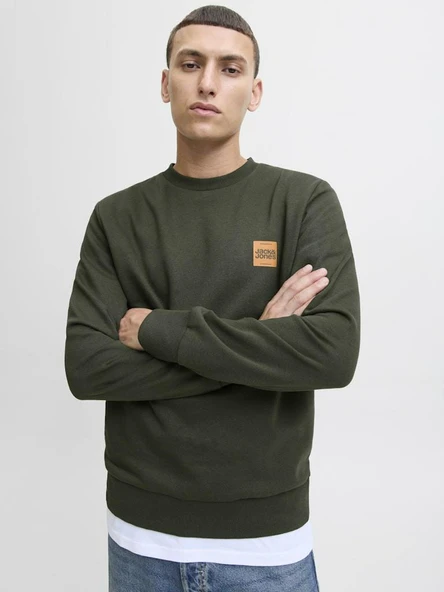 Jack Jones Brandy Regular Fit Erkek Sweat 12279256 - Resim 3