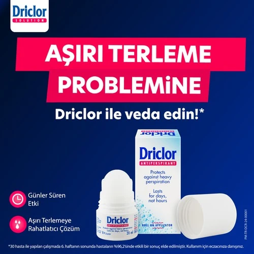 Driclor Roll-On 20 ml - Resim 5