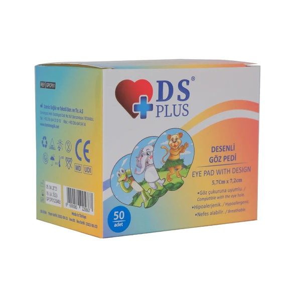Cocuk Goz Pedi Unisex 50Li Dsplus ürün görseli