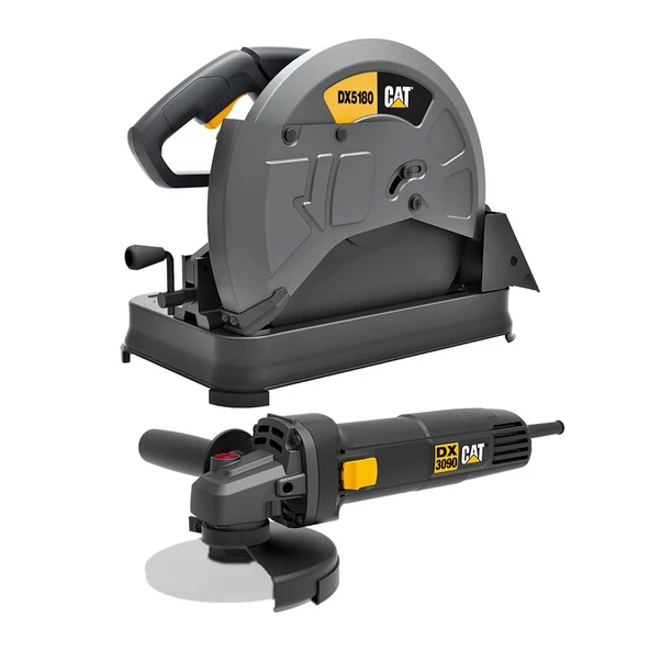 CAT DX5180SET 2400Watt 355mm Profesyonel Profil Kesme + DX3090 720Watt 125mm Profesyonel Avuç Taşlama - 2