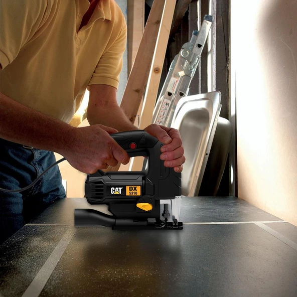 CAT DX5310 550Watt Profesyonel Devir Ayarlı Dekupaj Testere + DA06901 10 Parça Testere Ucu - 10