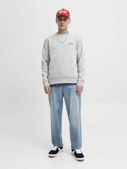 Jack Jones Makota Bisiklet Yala Regular Fit Erkek Sweat 12278601 - Resim 2