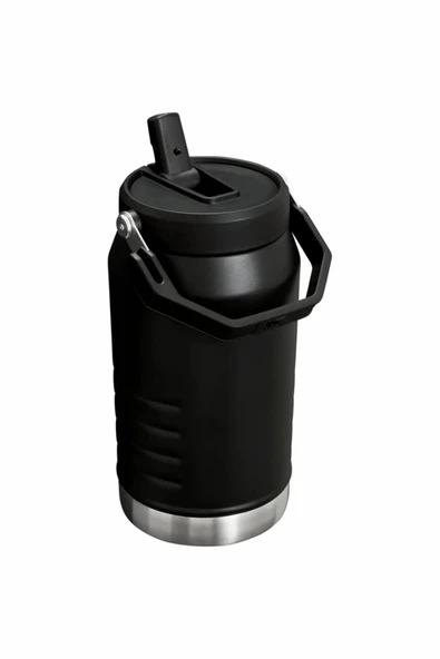 Stanley The IceFlow Flip Straw 2.0 Jug Su Termosu 1.90L / 64oz 2.0 Siyah 10-13085-038 - 3
