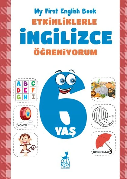 Etkinliklerle İngilizce Öğreniyorum 6 Yaş - My First English Book ürün görseli 1