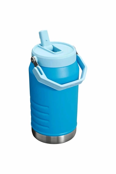 Stanley The Ice Flow Flip Straw 2.0 Su Termosu 1.9 LT / 64oz Mavi 10-13085-039 - Resim 4