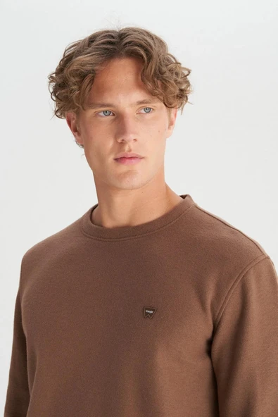 Wrangler Erkek Selanik Sweatshirt MW242262220 - Resim 4
