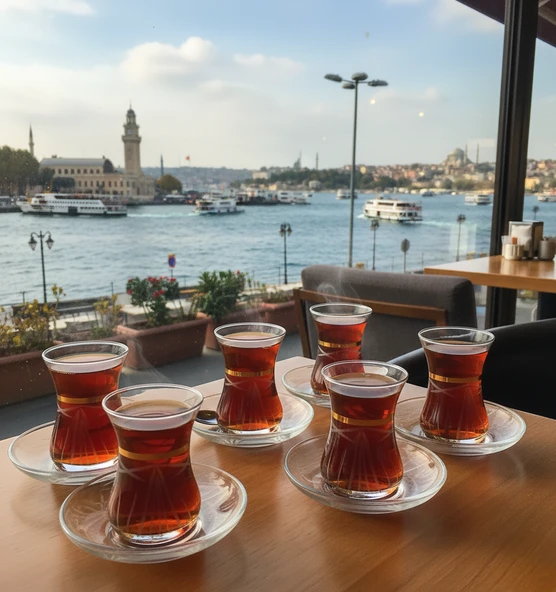 Paşabahçe İnce Belli 12 Parça 6 Kişilik Çay Takımı