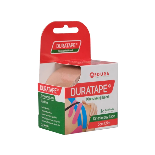 Duratape Kinesiyoloji Bandı Ten Rengi 5 cm x 5 m ürün görseli 1