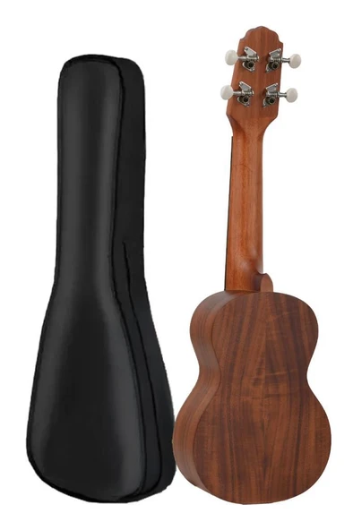 Midex SPA-241 Koa Ağacı Kaliteli Soprano Ukulele Seti - Resim 3