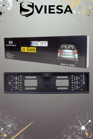 Gece Görüş Kameralı Plaka Altlık Universal Plakalık Kamera