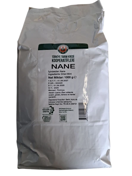 Tarım Kredi Kuru Nane 1 Kg