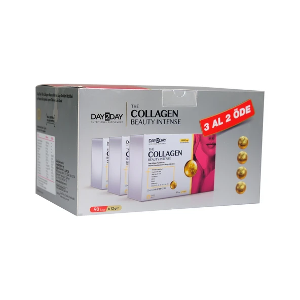 Day2Day The Collagen Beauty Çilek Aromalı 10000 mg 30 Saşe - 3 Al 2 Öde ürün görseli 1