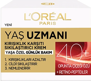 Loreal Paris Yaş Uzmanı 40+ Kırışıklık Karşıtı Nemlendirici Krem 50ml