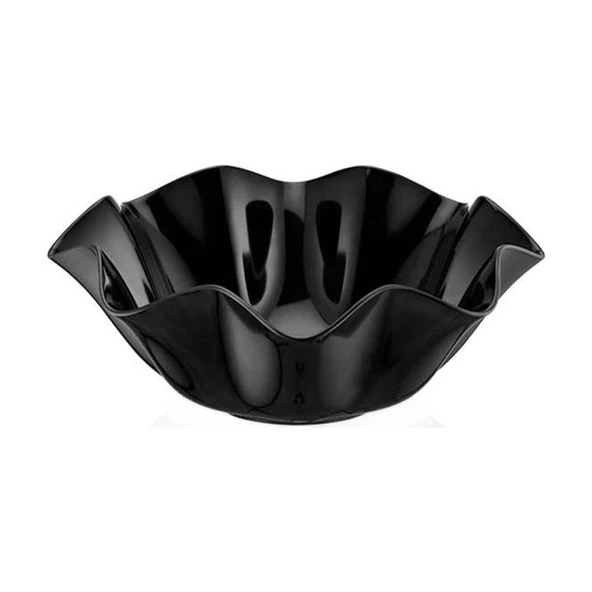 Külsan 10220 Siyah 20cm Gastrobutik Dalgalı Kase