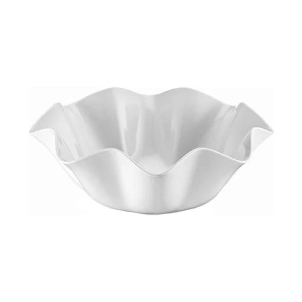 Külsan 10220 Beyaz 20cm Gastrobutik Dalgalı Kase