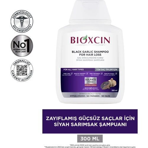 Bıoxcın Sampuan 300Ml Siyah Sarımsakli 3 Al 2 Öde - Resim 2