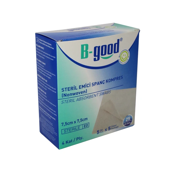 B-Good Steril Emici Spanç Kompres 25li ürün görseli