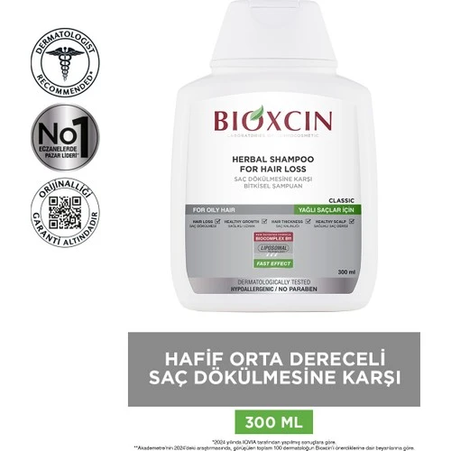 Bioxcin Genesis Şampuan 300 ml (Yağlı Saç) - Resim 2