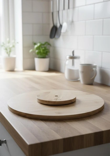 Bambu Döner Stantlı Sunumluk - 28 CM - 3