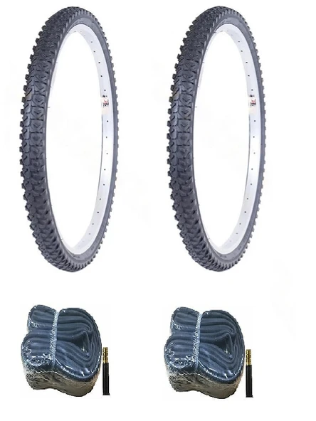 duranta 26 Jant 26x1.95 D2630 Bisiklet Dış Lastiği Siyah X 2 Adet + İç Lastik Seti ürün görseli 1