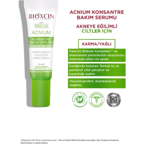 Bıoxcın Acnıum Bakım Serumu 15Ml - Resim 4