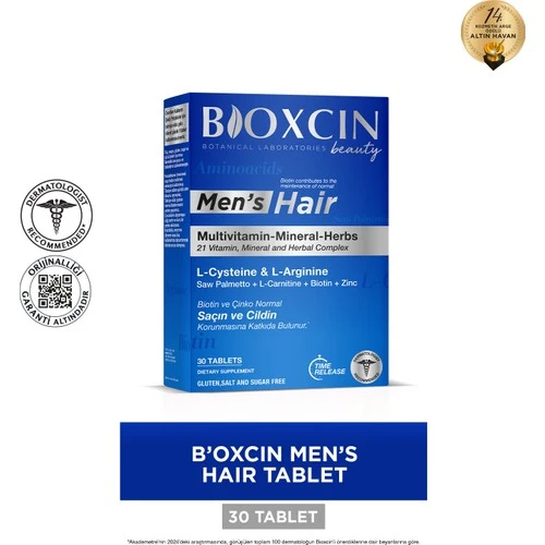 Bioxcin Mens Hair 30 Tablet ürün görseli