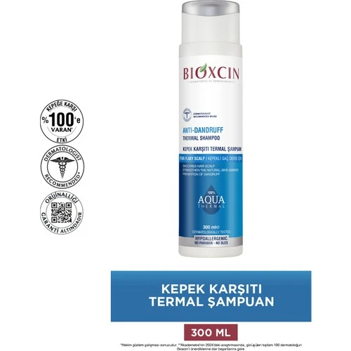 Bioxcin Aquathermal Kepek Şampuanı 300 ml - Resim 2