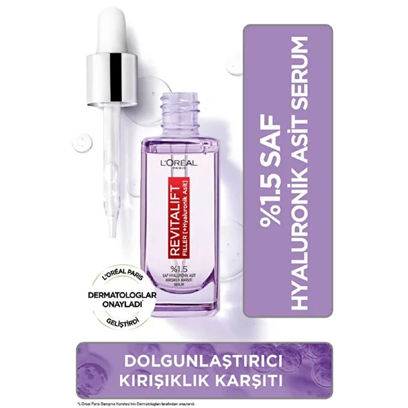 Loreal Paris Revitalift Filler Kırışıklık Karşıtı Serum 30 ml - Resim 2