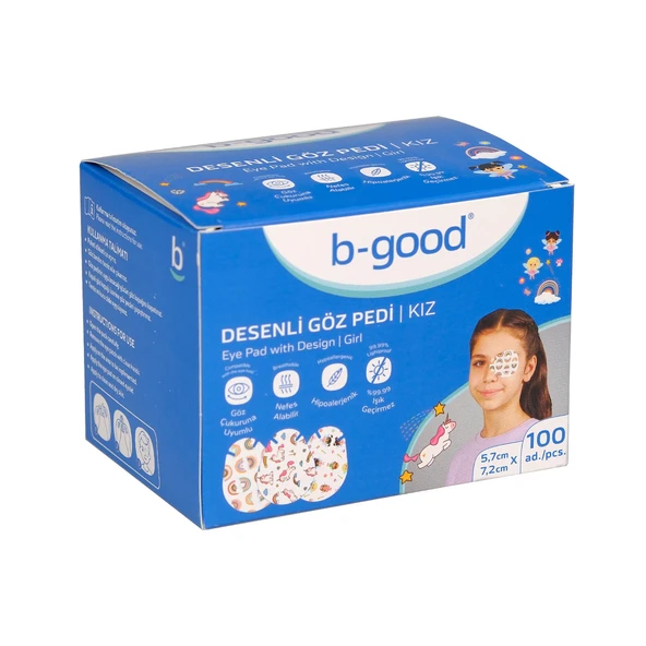 B-Good Göz Pedi Desenli Kız 5,7 x 7,2 cm - 100lü ürün görseli