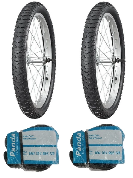 IRC 16 Jant 16x2.125 MB-7 Bisiklet Dış Lastiği X 2 Adet + Panda İç Lastik Seti