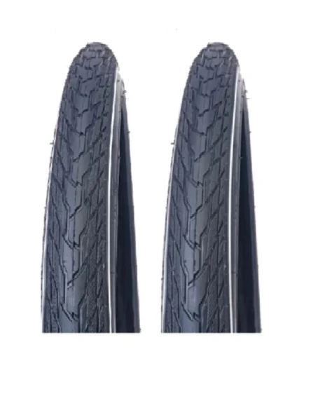 GRL 28 Jant 28x1.75 (700x45) (47-622) 1 mm Zırhlı Reflektörlü Bisiklet Dış Lastiği X 2 Adet (5101) ürün görseli 1