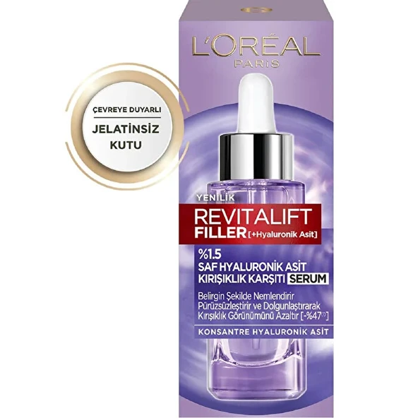 Loreal Paris Revitalift Filler Kırışıklık Karşıtı Serum 30 ml - Resim 3