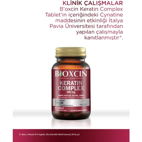 Bioxcin Keratin Complex 500 mg 60 Tablet - Resim 2
