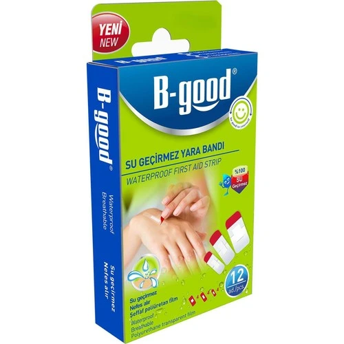 B-Good Su Geçirmez Yara Bandı 12li ürün görseli