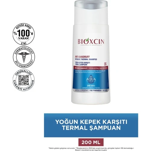 Bioxcin Aquathermal DS Yoğun Kepek Şampuan 200 ml ürün görseli