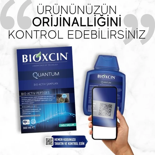 Bioxcin Quantum Yağlı Saçlar İçin Şampuan 300 ml - 3 Al 2 Öde (Özel Fiyat Etiketli) - Resim 2