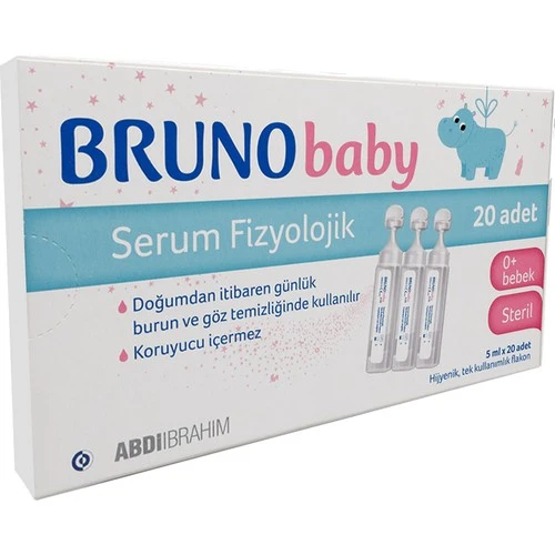 Bruno Serum Fizyolojik 5 ml x 20 Flakon - Resim 2