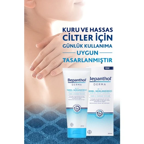 Bepanthol Derma Temel Nemlendirici Günlük Vücut Losyonu 200 ml - Resim 2
