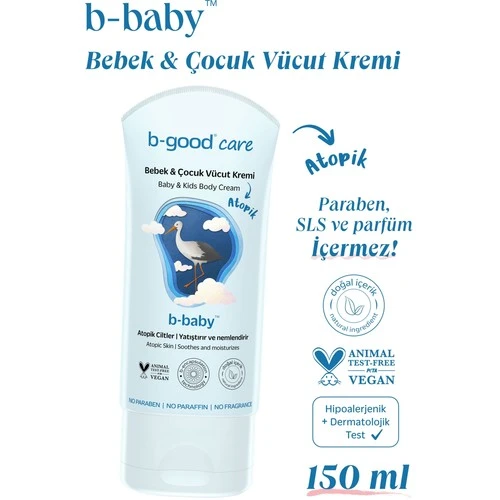 B-Good Care Bebek  Çocuk Vücut Kremi Atopik 150 ml ürün görseli