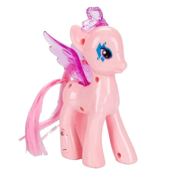 Işıltılı Pony Figür - Işıklı Figür - Pembe - 3