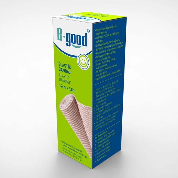B-Good Elastik Bandaj 12cm x 3,5m ürün görseli