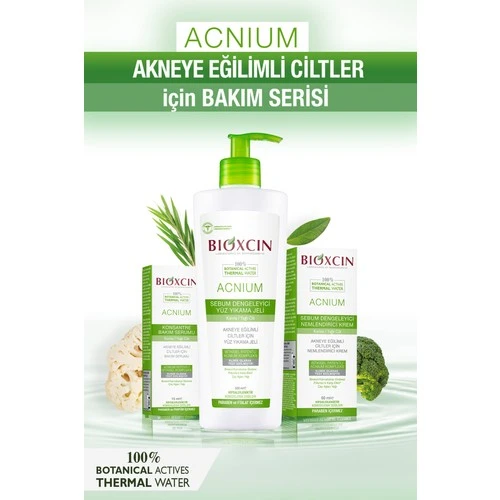 Bioxcin Acnium Sebum Dengeleyici Nemlendirici Krem 50 ml - Resim 2